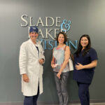 Slade & Baker Vision team with patient Linda