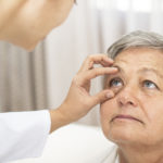 Doctor checking patient's ocular health